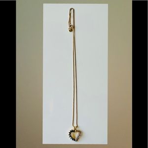 New Gold filled on 925 Sterling Silver Heart Pendant Necklace